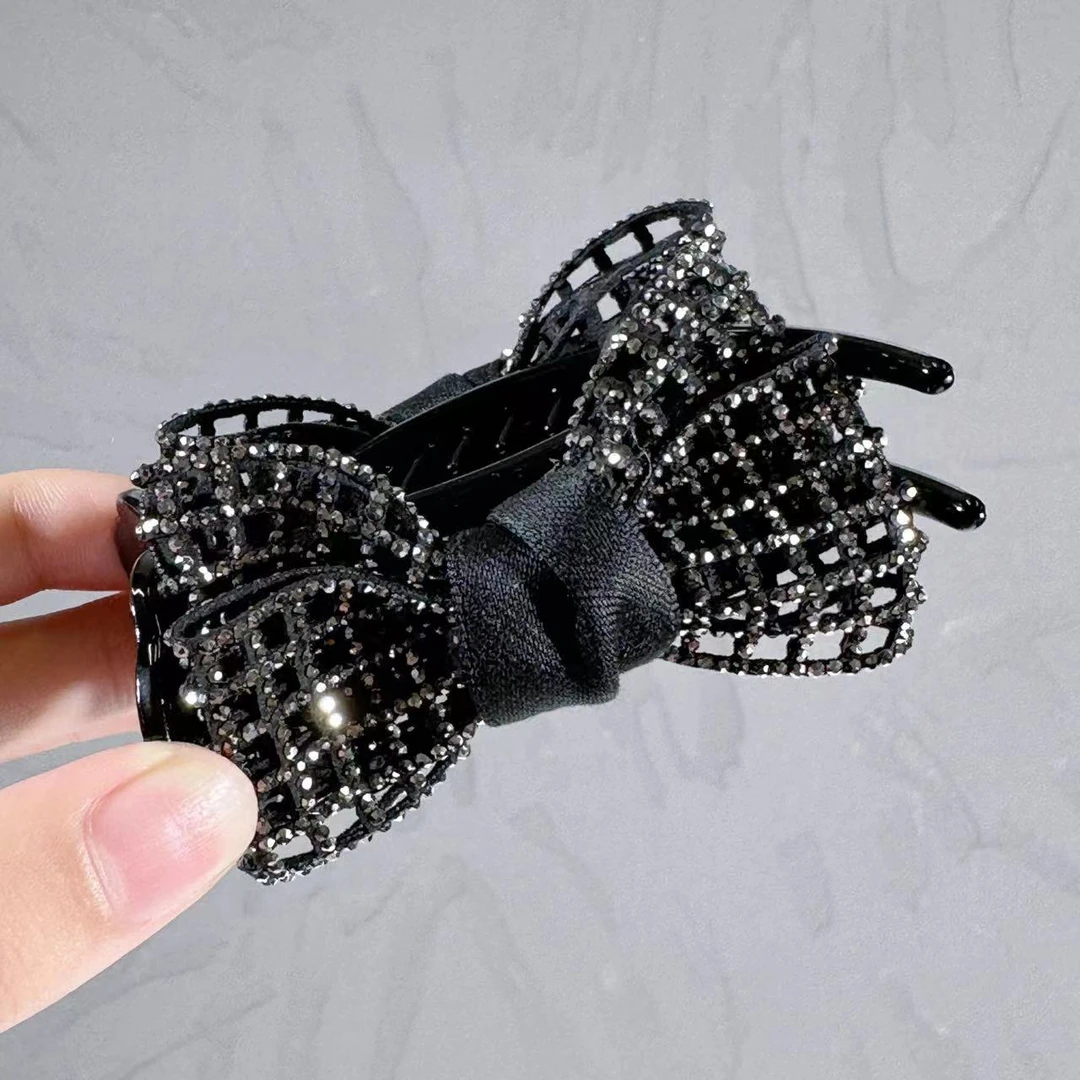 YM653 高级感蝴蝶结丸子夹