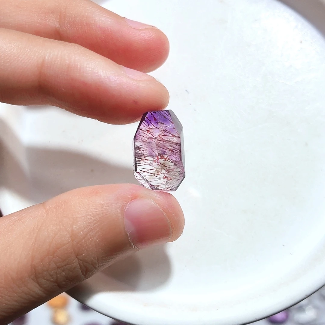水晶珠宝半成品未镶嵌超七打孔不退换