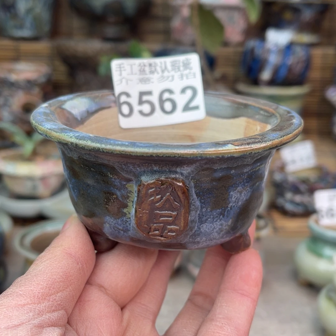 手工花盆默认瑕疵完美者勿拍