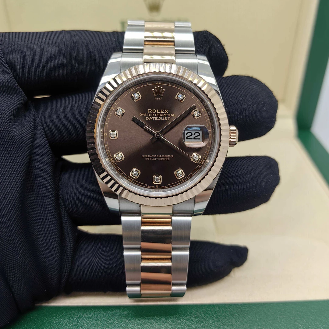 95新 Rolex/劳力士 日志型m126331-0003，41mm2024年全套全长