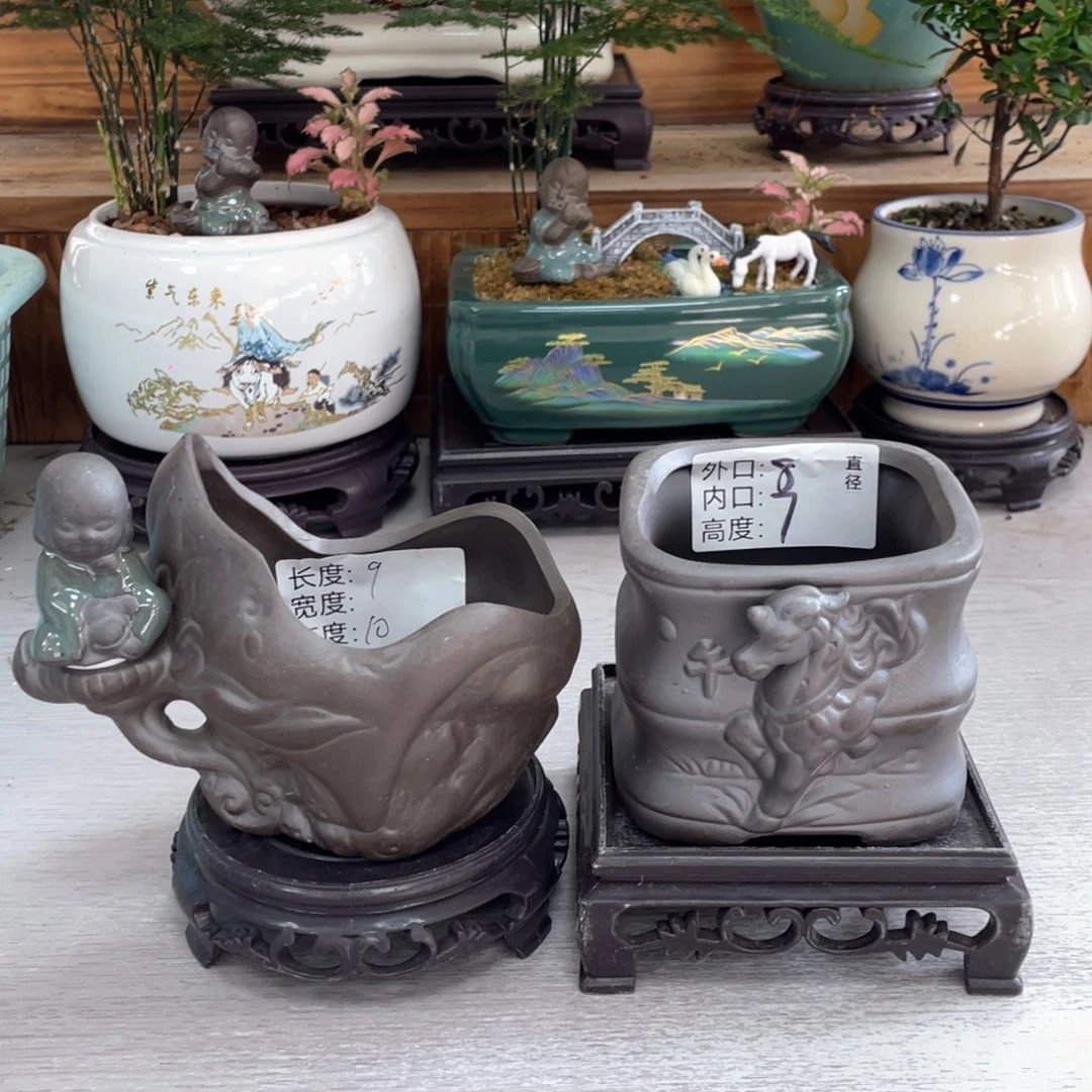 陶瓷花盆紫砂花盆艺术品