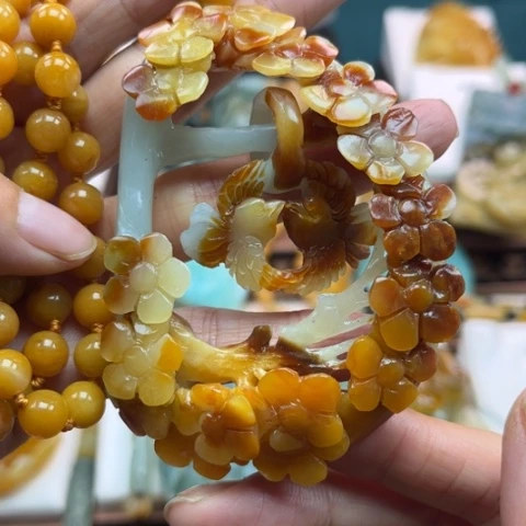 岫玉挂件未镶嵌挂件