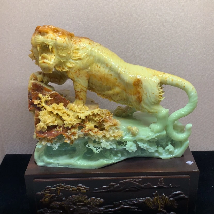 【闪购商品】未镶嵌蛇纹石玉摆件覆膜