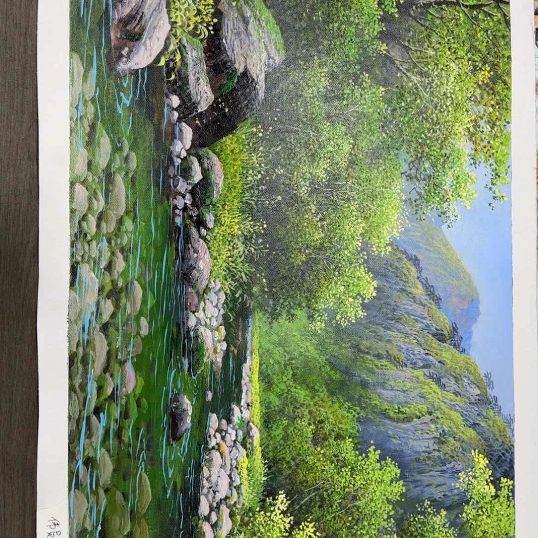 油画好想去看看这几