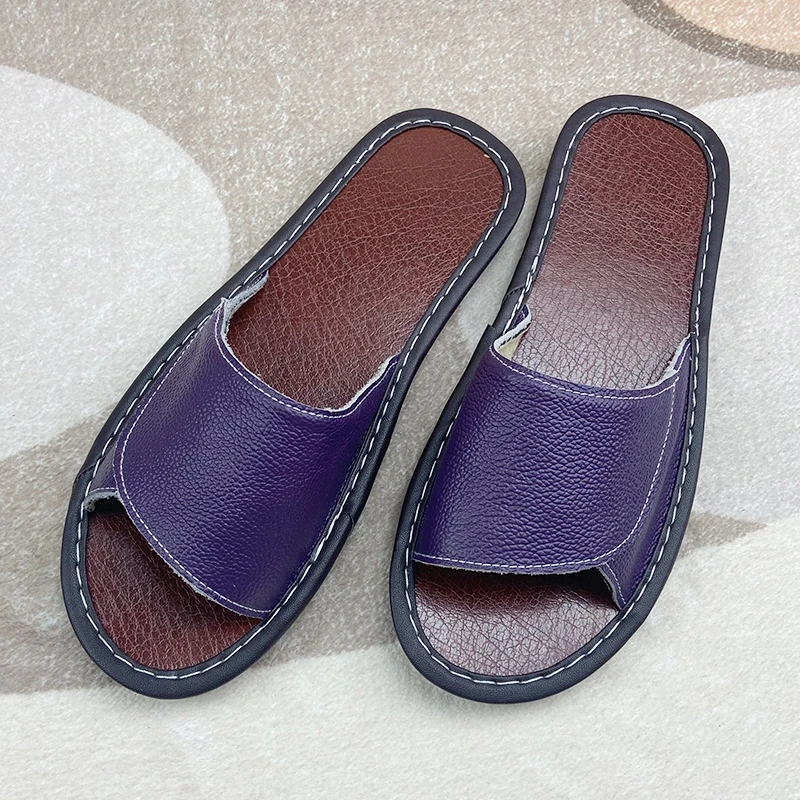 男士真皮拖鞋夏季凉拖居家防滑舒适时尚凉鞋室内地板鞋