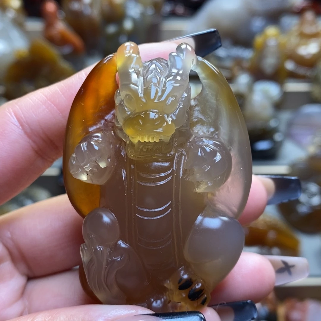 玛瑙/玉髓未镶嵌把件