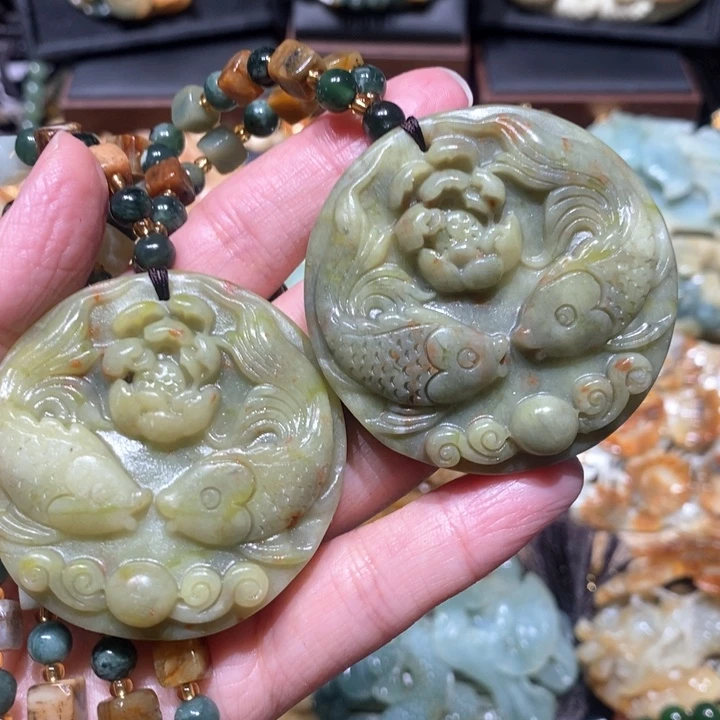 岫玉毛衣链未镶嵌