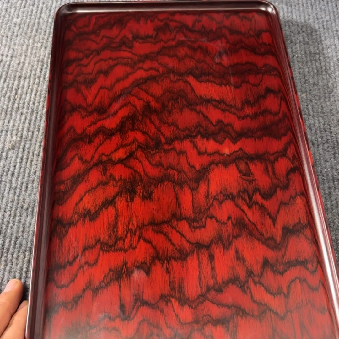 木红酸枝独板托盘