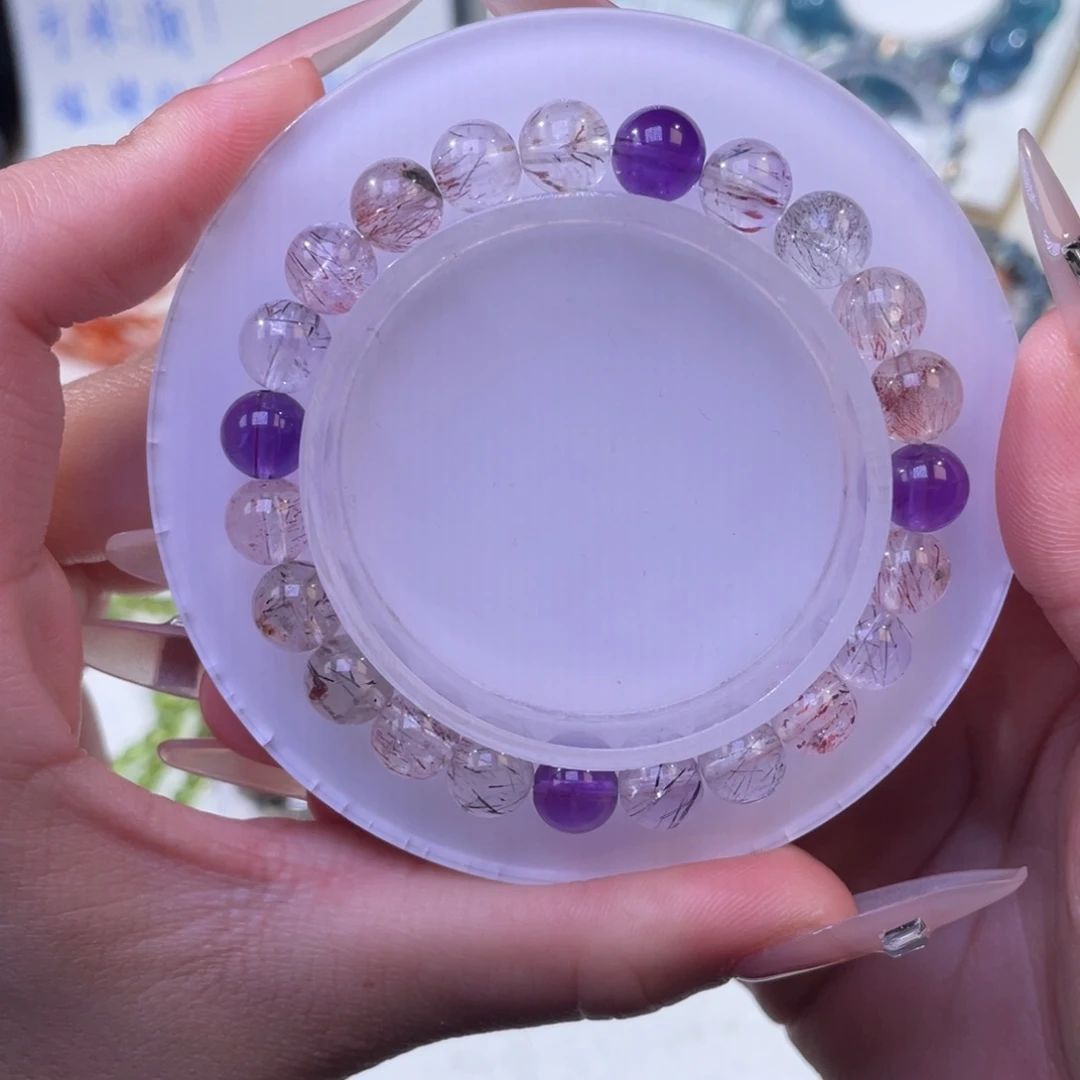 未镶嵌手链水晶仙女超七水晶8mm