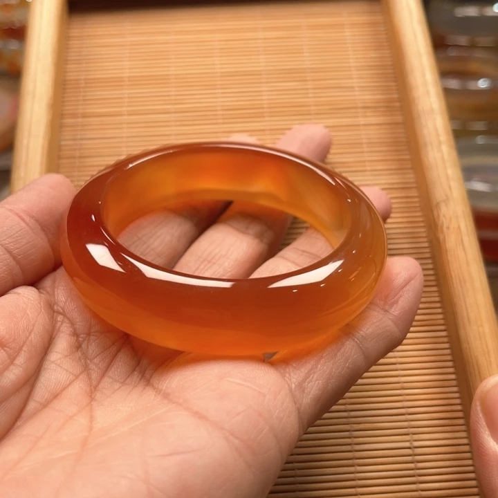 玛瑙/玉髓手镯未镶嵌叶*美