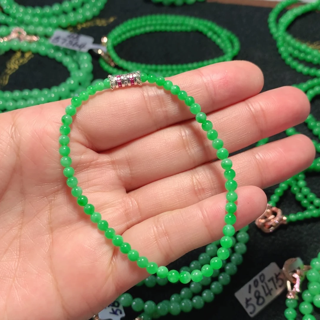 翡翠未镶嵌颈饰缅甸翡翠