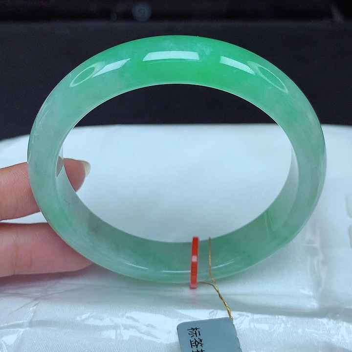 翡翠未镶嵌手镯60圈742