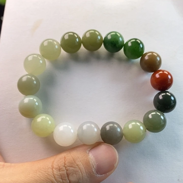 和田玉未镶嵌手串杜*