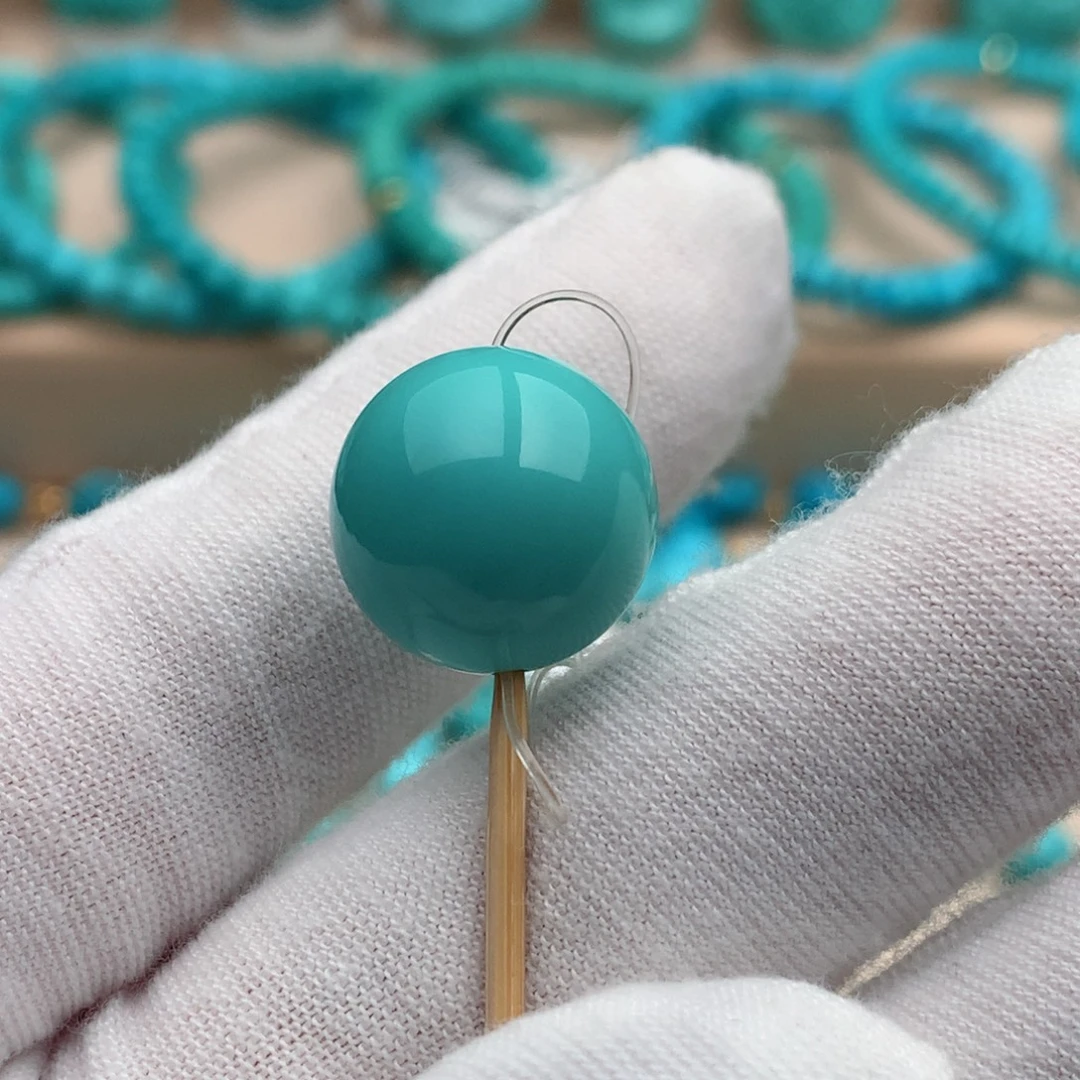 绿松石未镶嵌珠宝奇石15mm