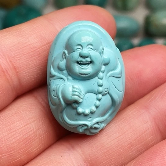 绿松石未镶嵌吊坠(不含链)