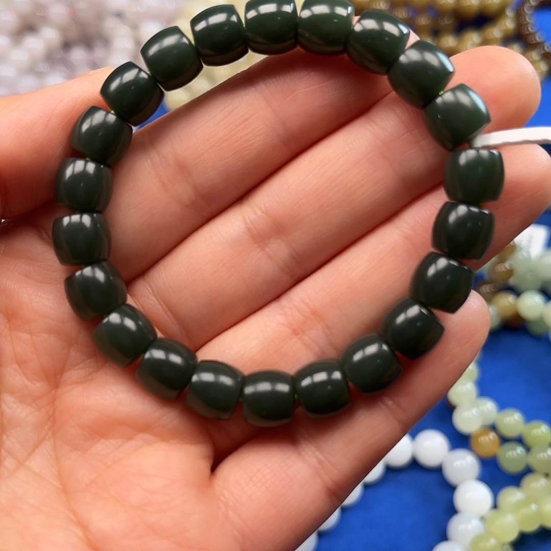 和田玉未镶嵌手链