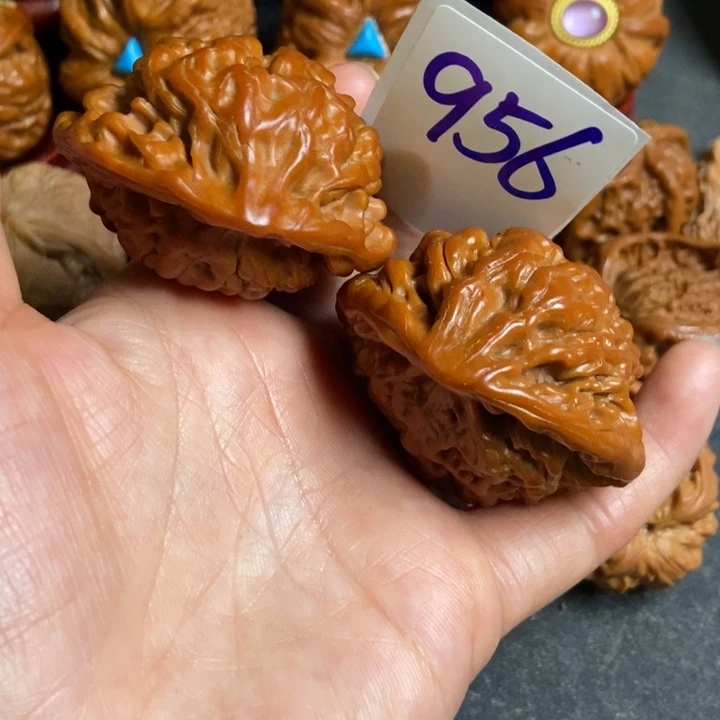 文***。文玩核桃把件49蛇956