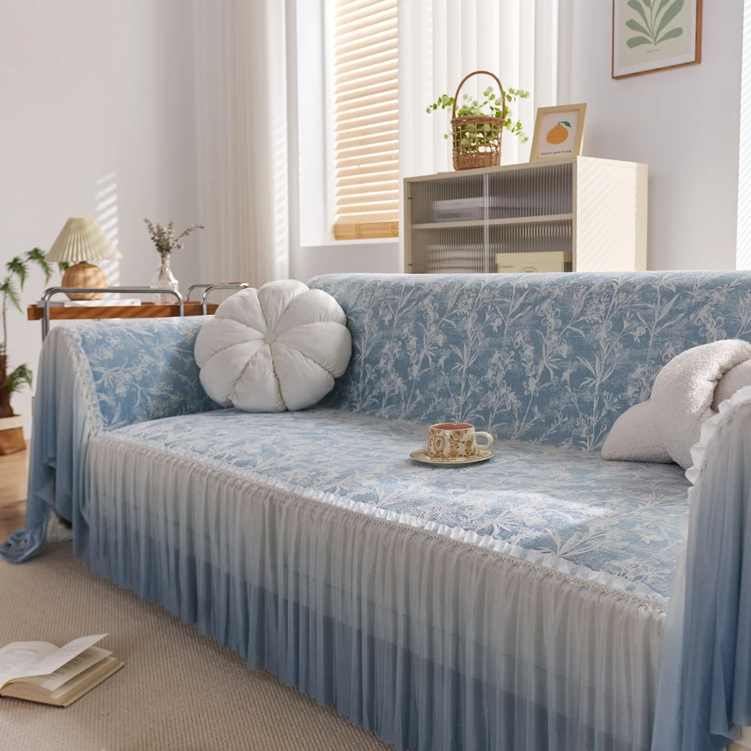 法式高级感沙发盖布巾2025新款沙发垫整张全包垫子四季通用全盖