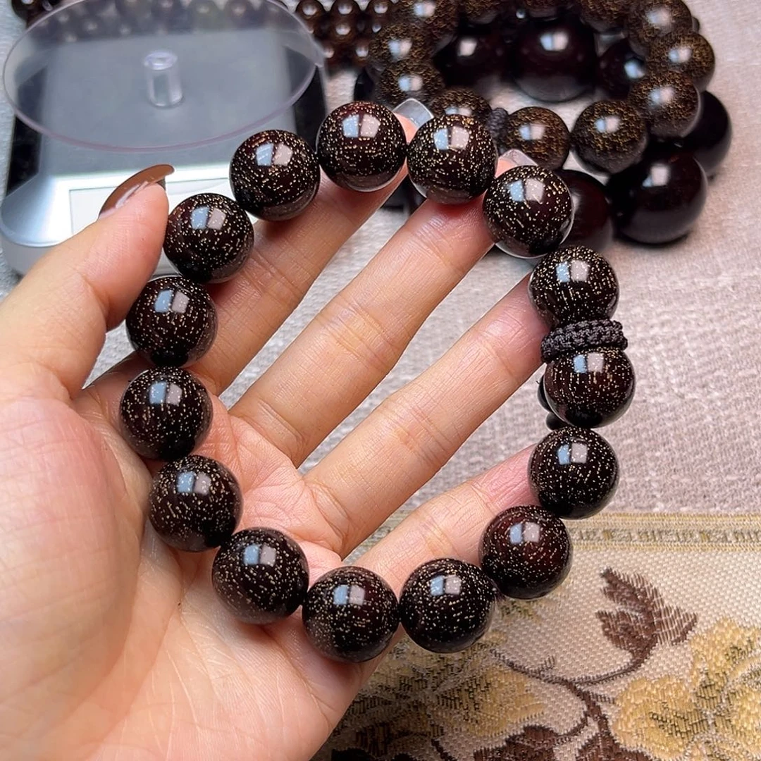 檀香紫檀（小叶紫檀）1.5 15颗爆星