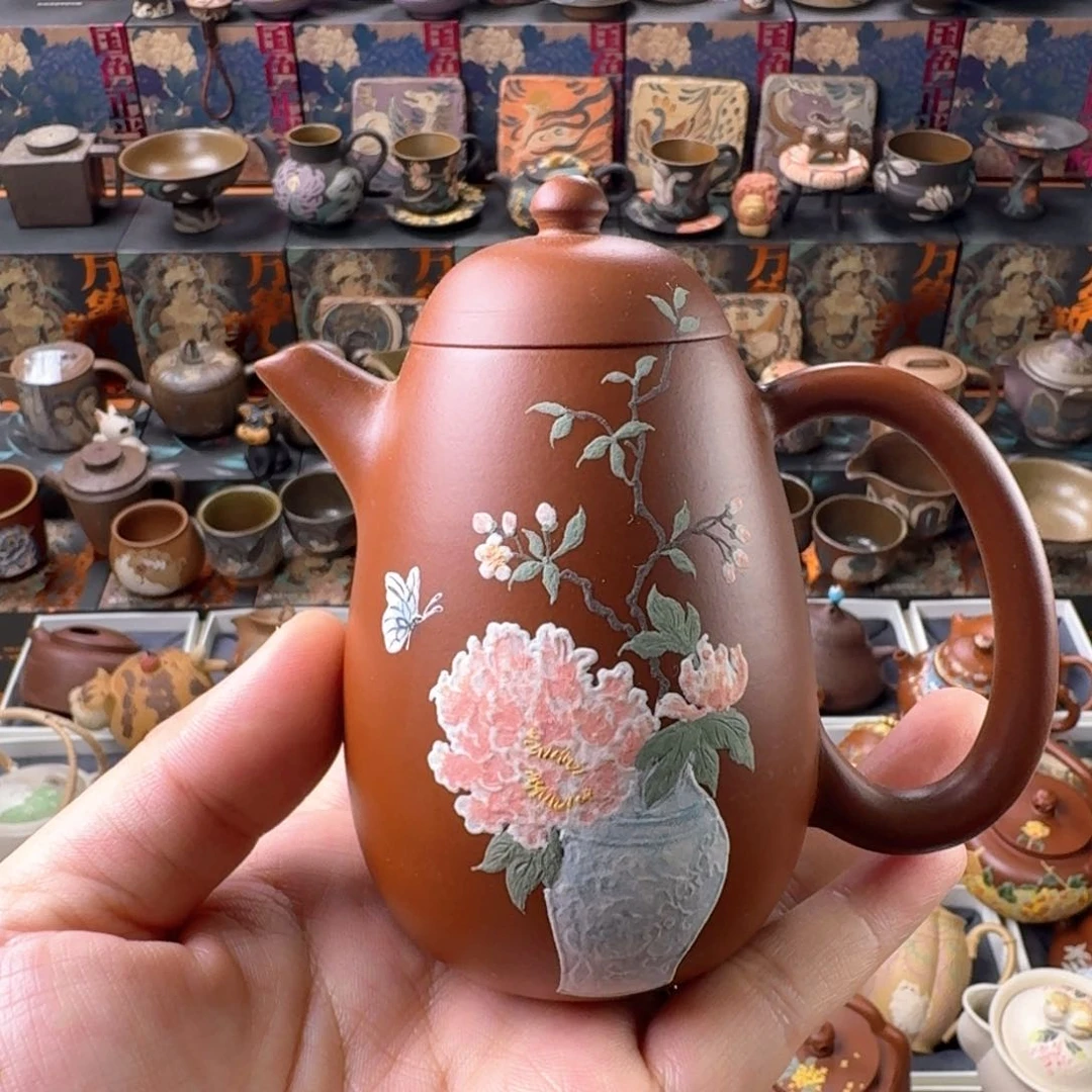 茶壶紫砂150ml原矿精工半手