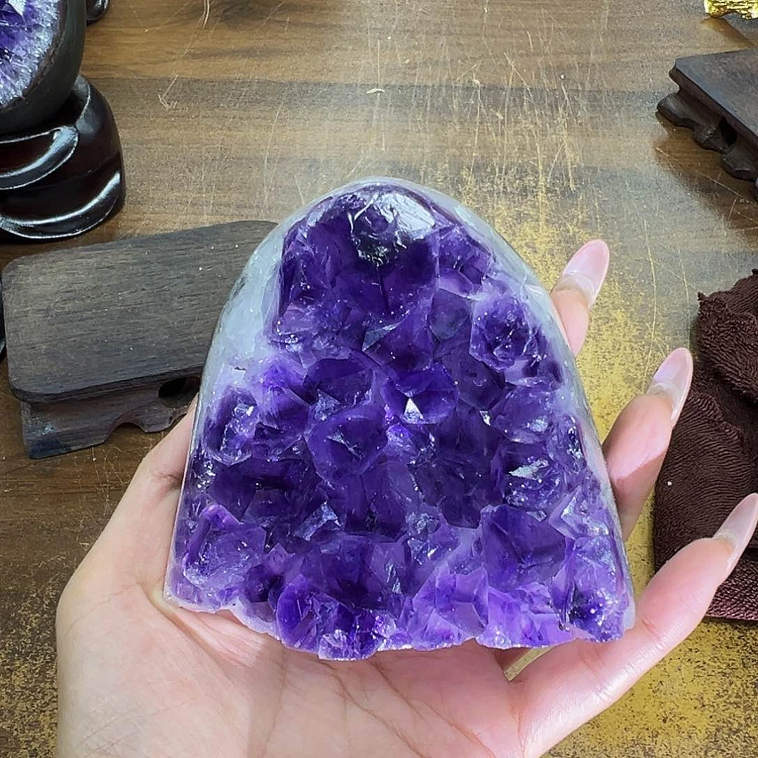 紫晶摆件未镶嵌晶体