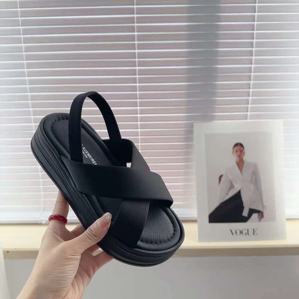 D2811简约百搭纯色凉鞋