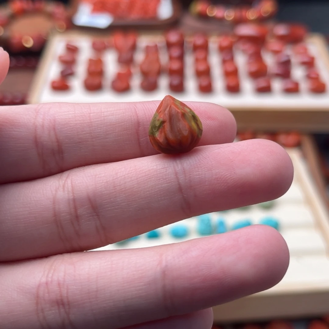 未镶嵌南红南红玛瑙59包浆百香籽