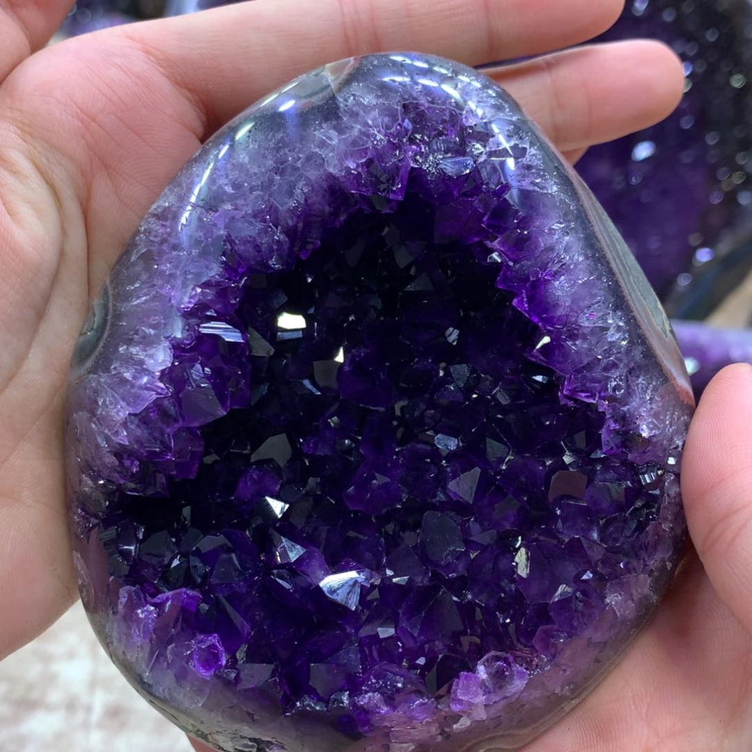 水晶恐龙蛋摆件未镶嵌