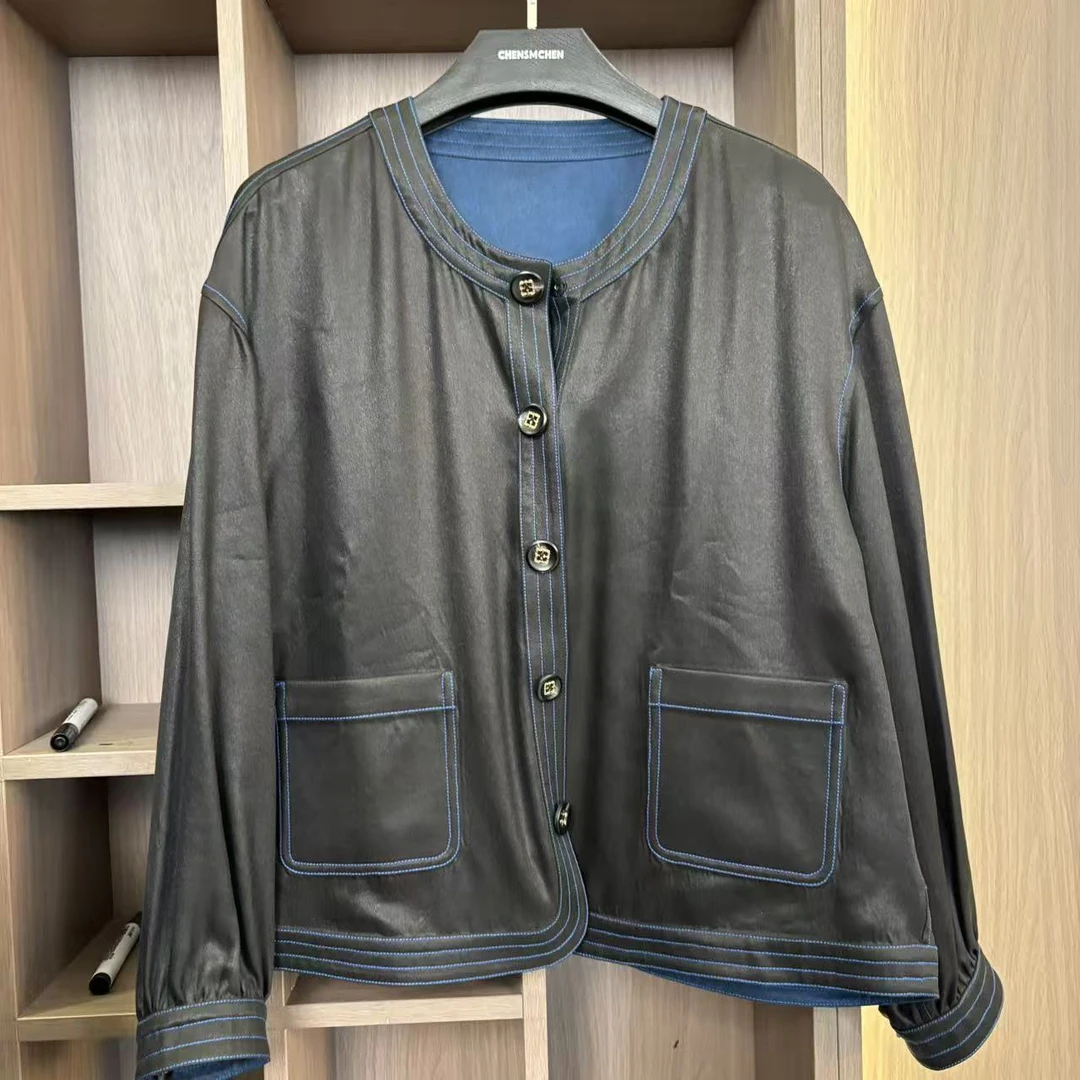 陌妆新款香云纱外套T62