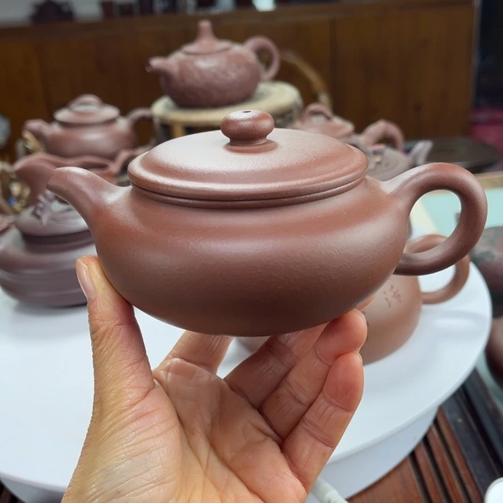 紫砂茶壶紫砂花茶