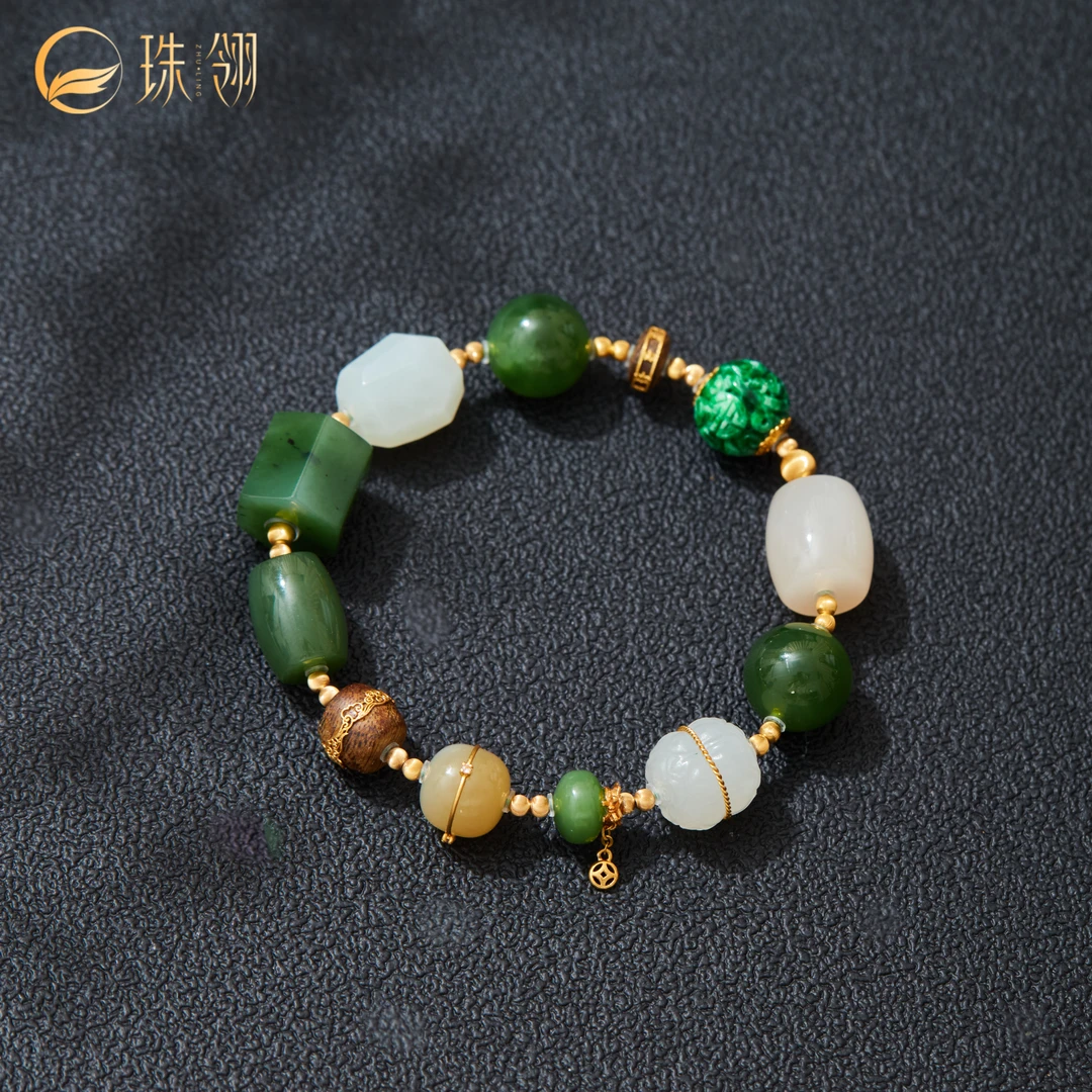 【珠翎珠宝】静砚 | 18K多宝手串多样性发一#XYGD287150-A