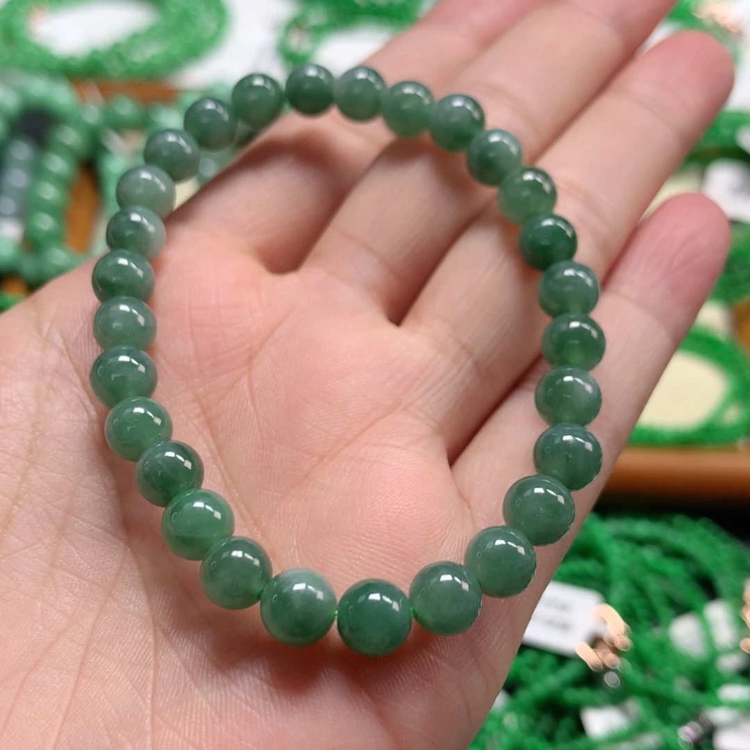 翡翠未镶嵌手链翡翠