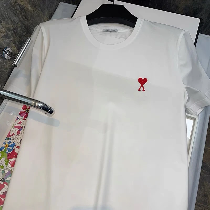 夏季男装免烫高品质短袖情侣圆领T恤白色男士休闲好质量上衣ins