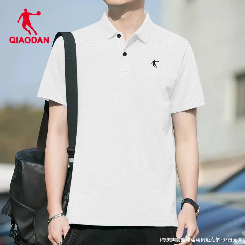 乔丹快干短袖T恤男男装2025新款夏季男士翻领上衣透气POLO衫半袖t