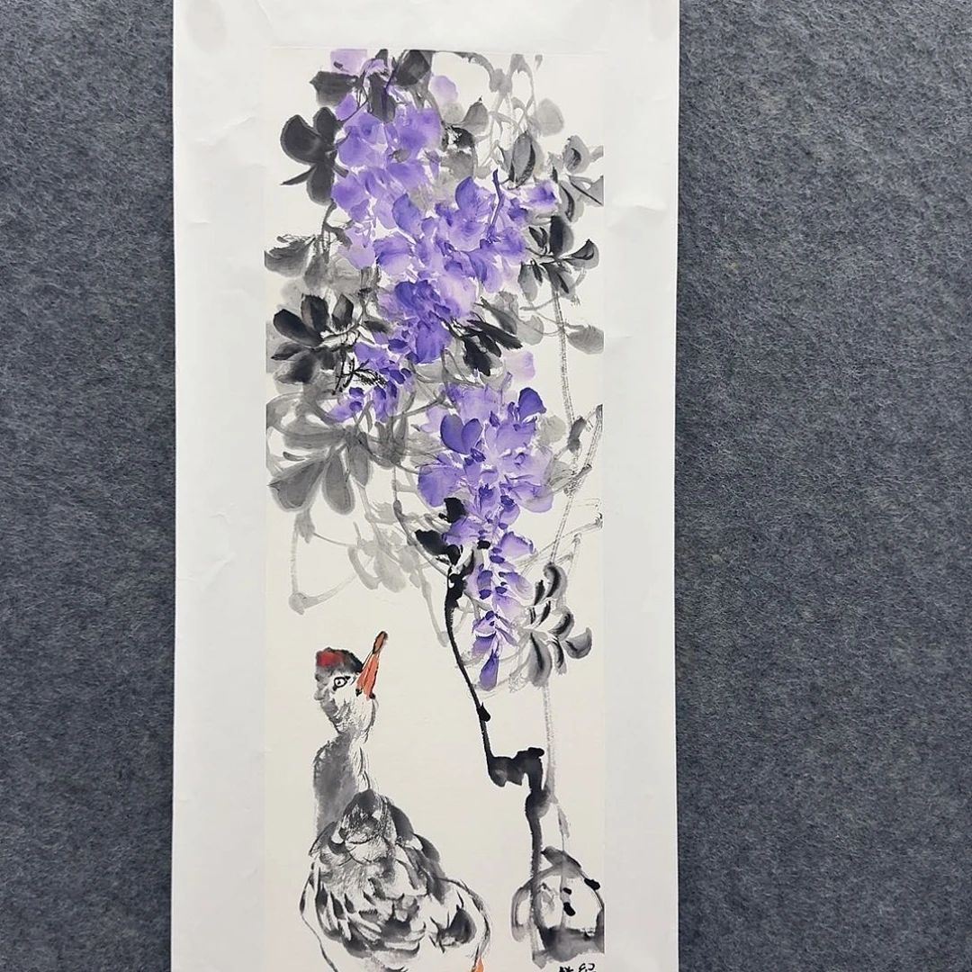 国画国画亲笔手绘