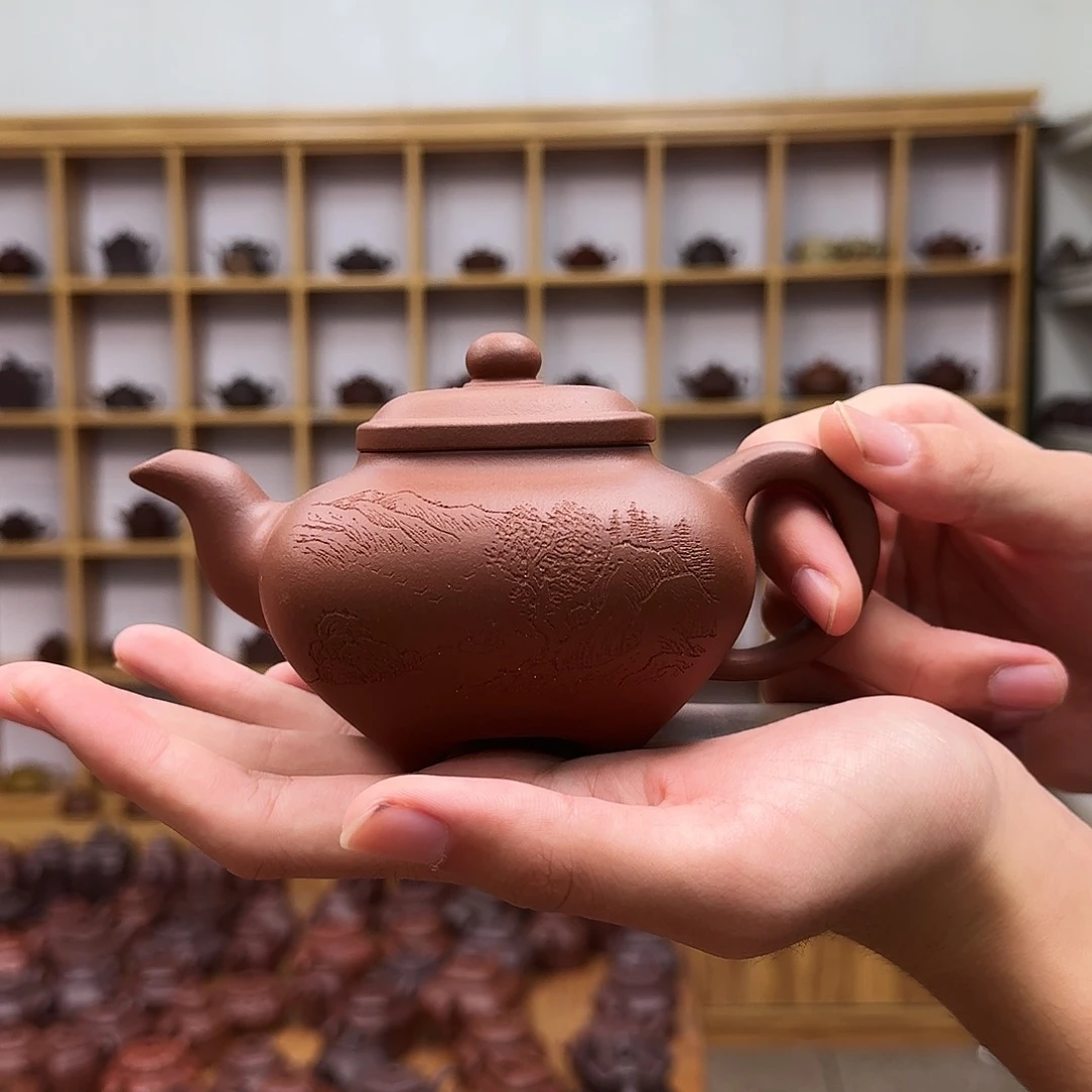 紫砂茶壶传炉300cc