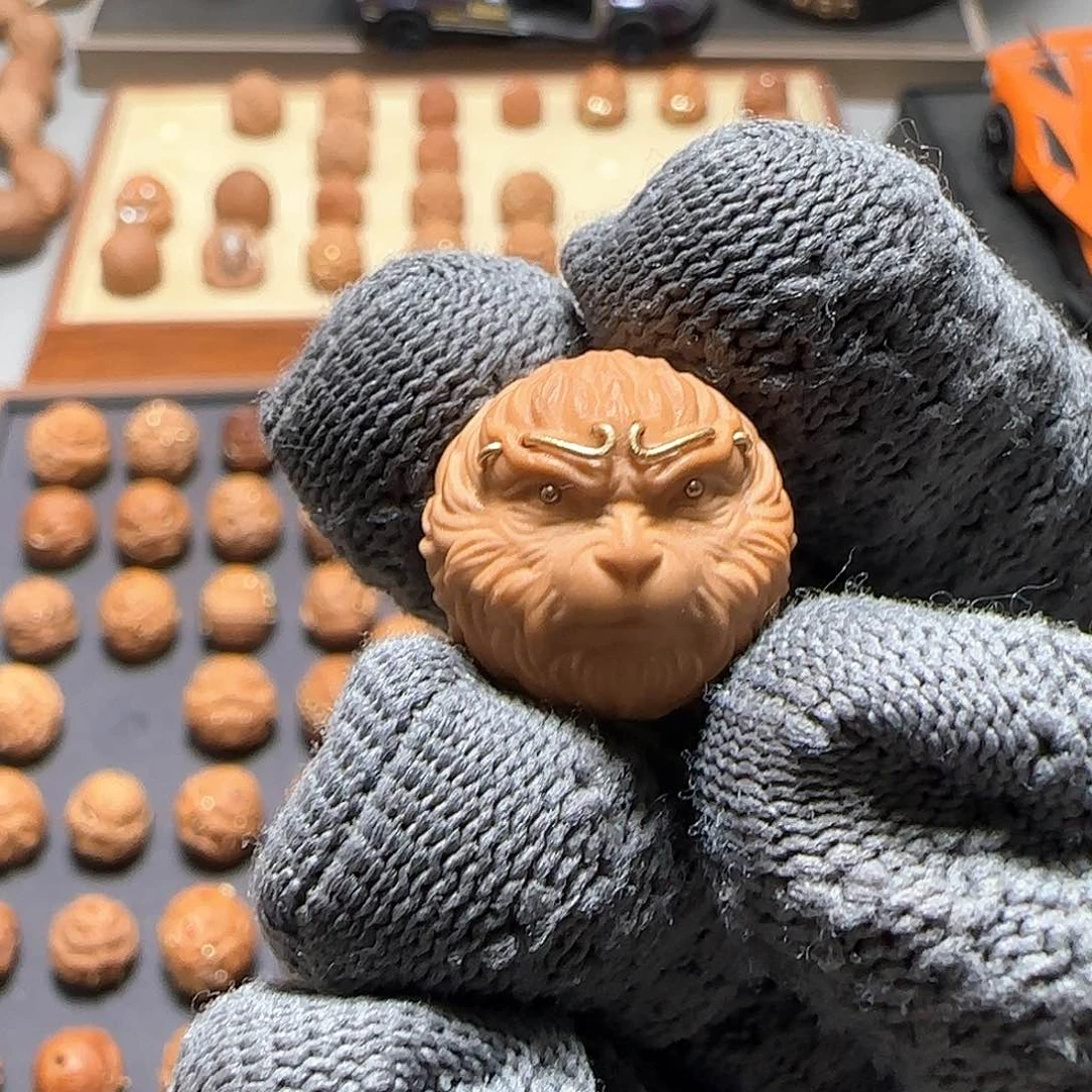 猴头核桃吊坠小****✨16黑悟空镶嵌