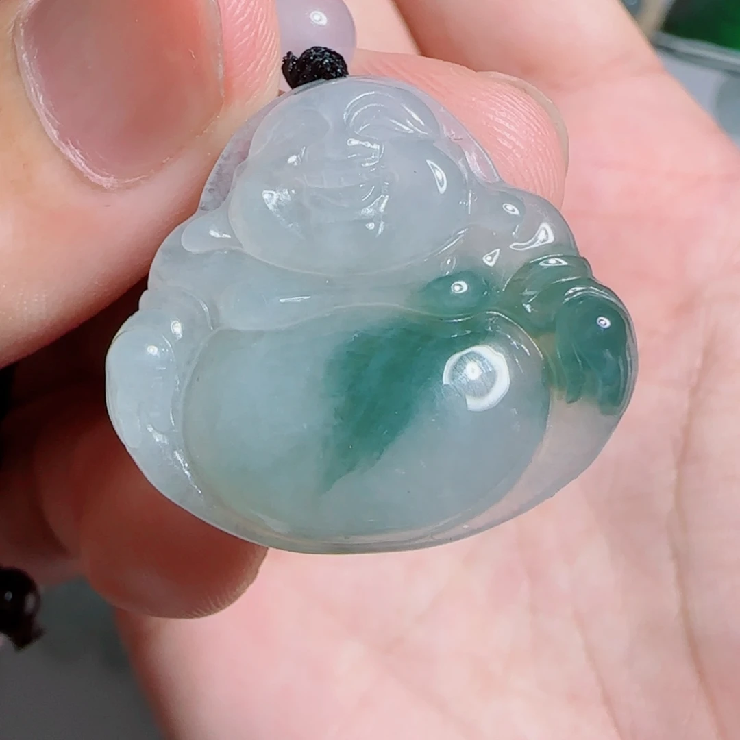 翡翠未镶嵌吊坠(不含链)佛公