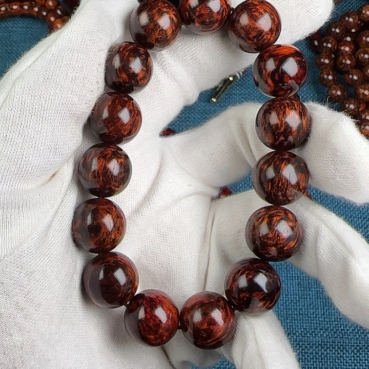 水***高手串/手链降真香黑漂红15高货顶级纹理