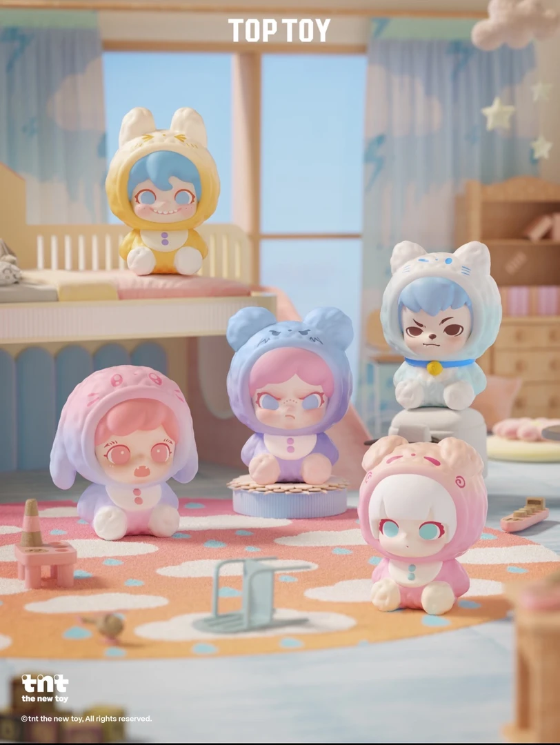 【萌粒大乱斗】一锅炖-小雨潮玩摆件系列盲盒