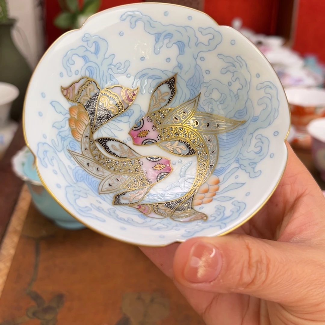 景德镇纯手绘陶瓷茶具