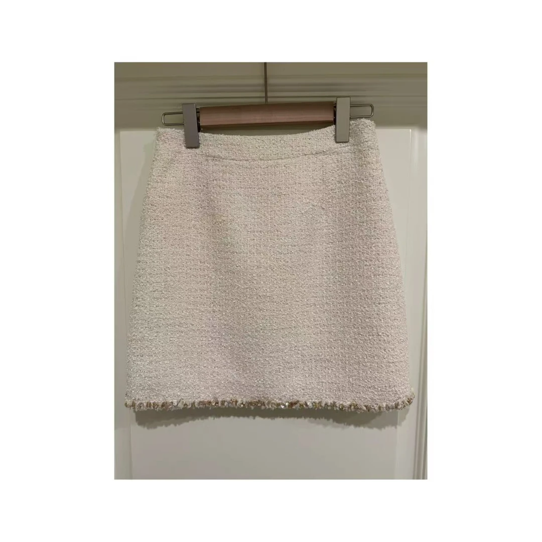 maostar小香风百搭洋气时尚半裙