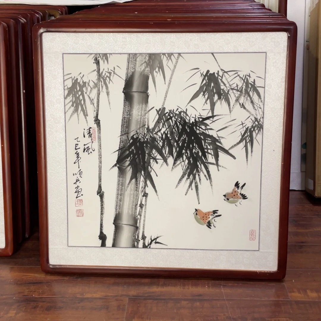 国画带框尺寸63*63厘米