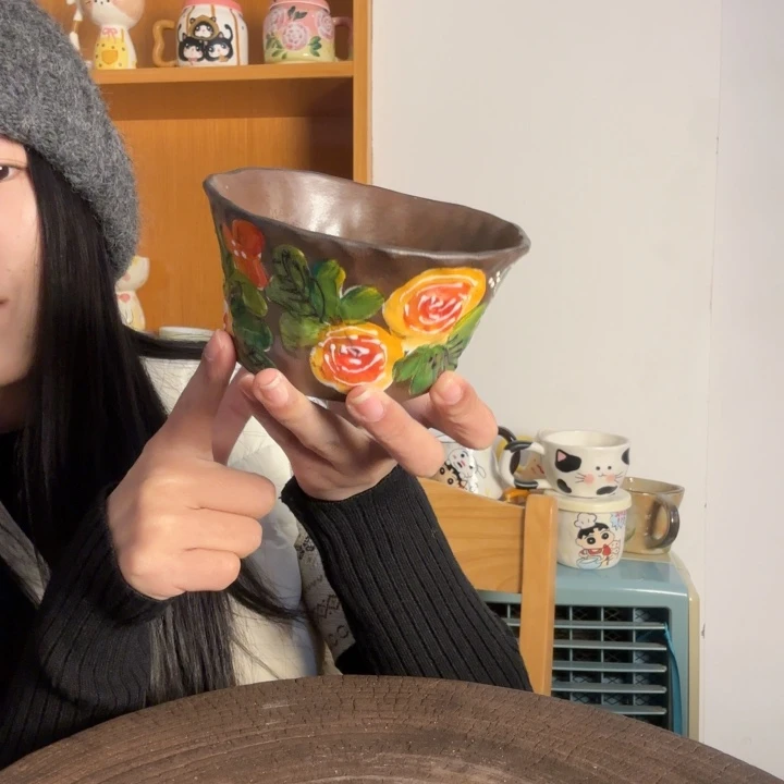 苗***儿手捏手绘景德镇陶瓷