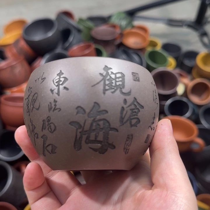 茶杯紫砂全手工紫砂