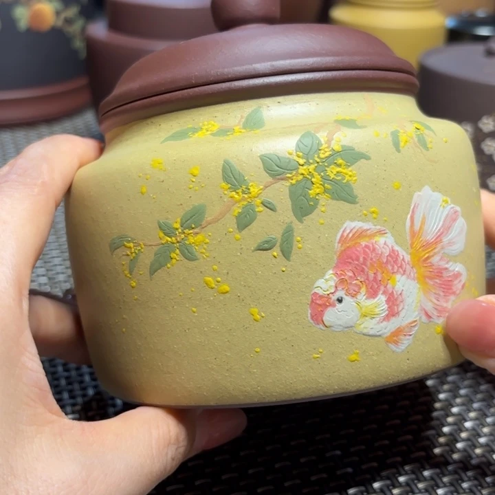 紫砂茶叶罐中高端紫砂茶叶罐