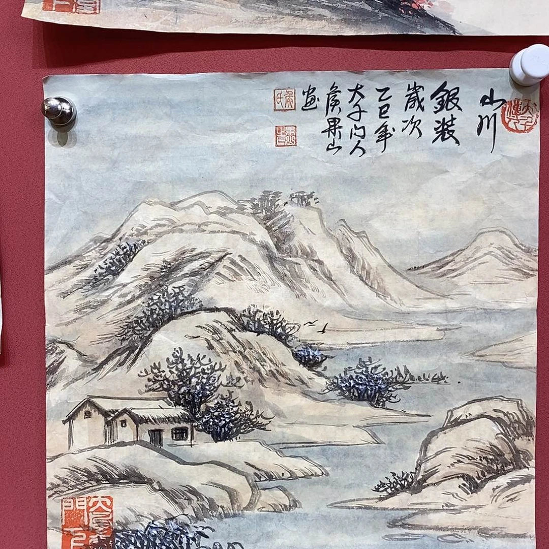 国画大风堂嫡传-侯果山老师作品路