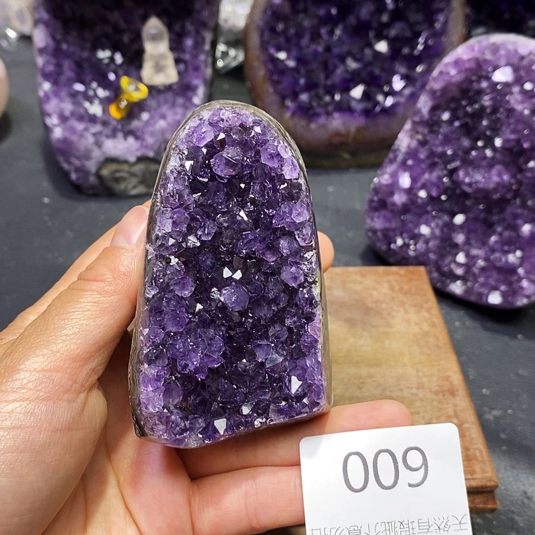 紫晶珠宝半成品未镶嵌
