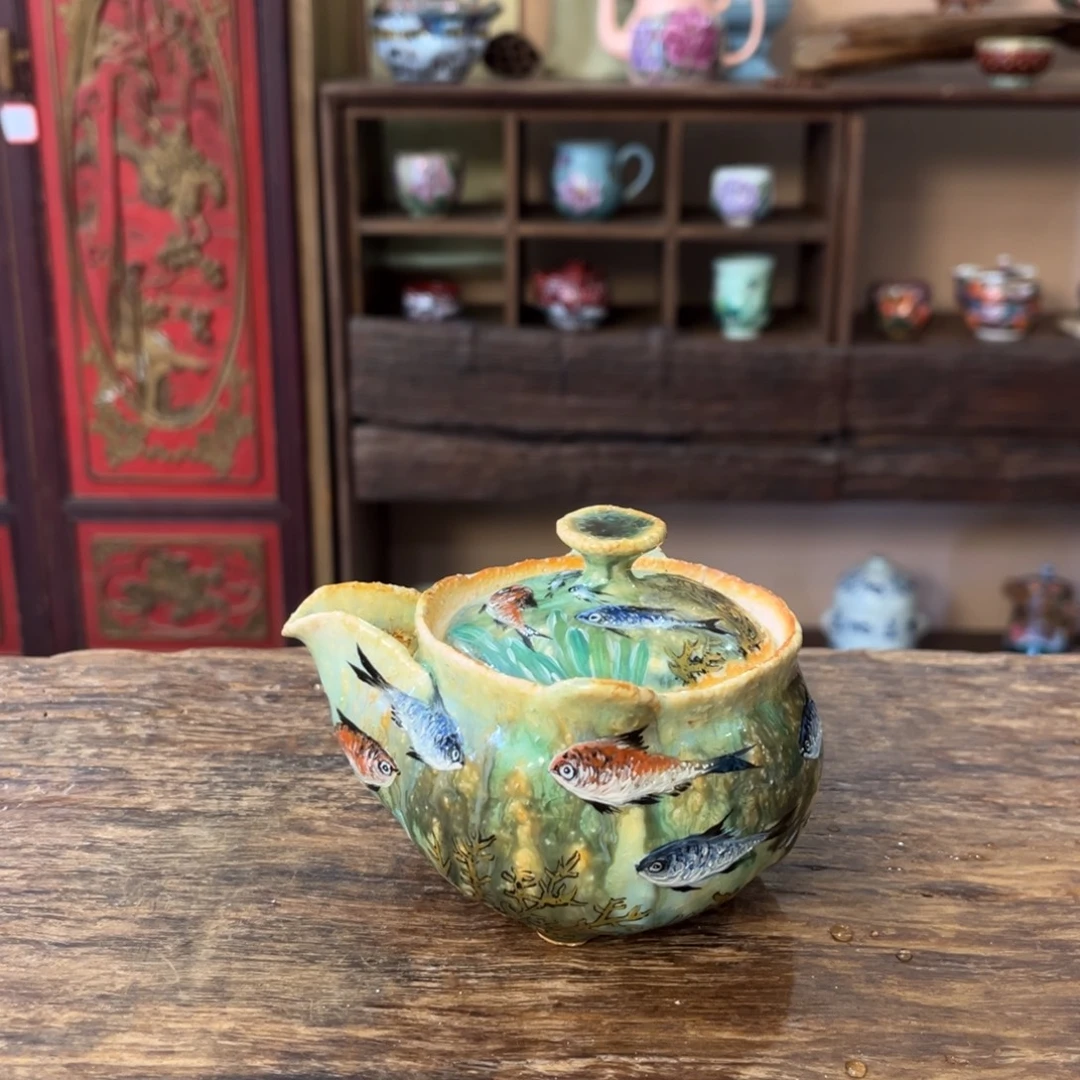 柴烧手工手绘陶瓷