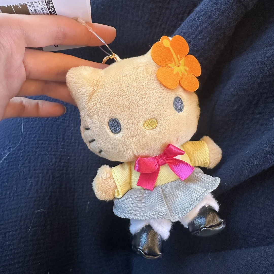 【京都限定】HelloKitty 校服Kitty猫钥匙扣玩偶